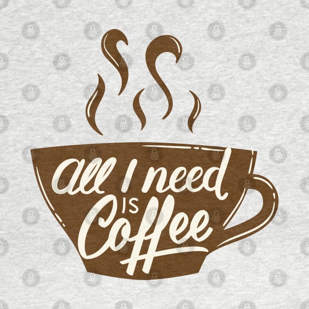 All I Need Is Coffee by HassibDesign